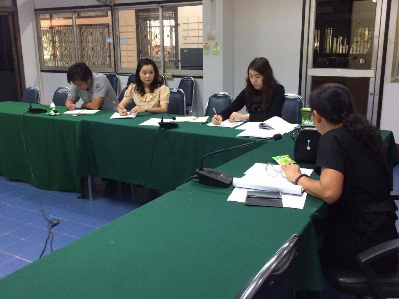 4. ประชุมบุคลากรประจำสำนัก วันที่ 24 มีนาคม 2560 ณ ห้องประชุมสำนักบริการวิชาการและจัดหารายได้